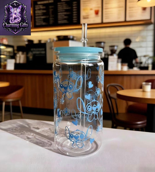2pc Disney 500ml/16oz Cute Car-Themed Water Bottle, Made of PC Material, Portable and Durable, with Straw, Leak-Proof, Can Hold Ice Cubes, Suitable for Daily Use, Ideal as a Birthday Gift, Valentine's Day Gift, or Back-to-School Gift