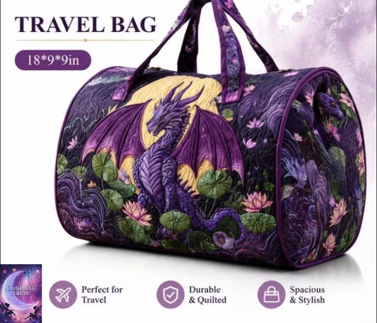 Bohemian Travel Handbag/Quilted Handbag/Perfect for Vacation/Travel Bag/Tote Bag/Multifunctional Family Bag