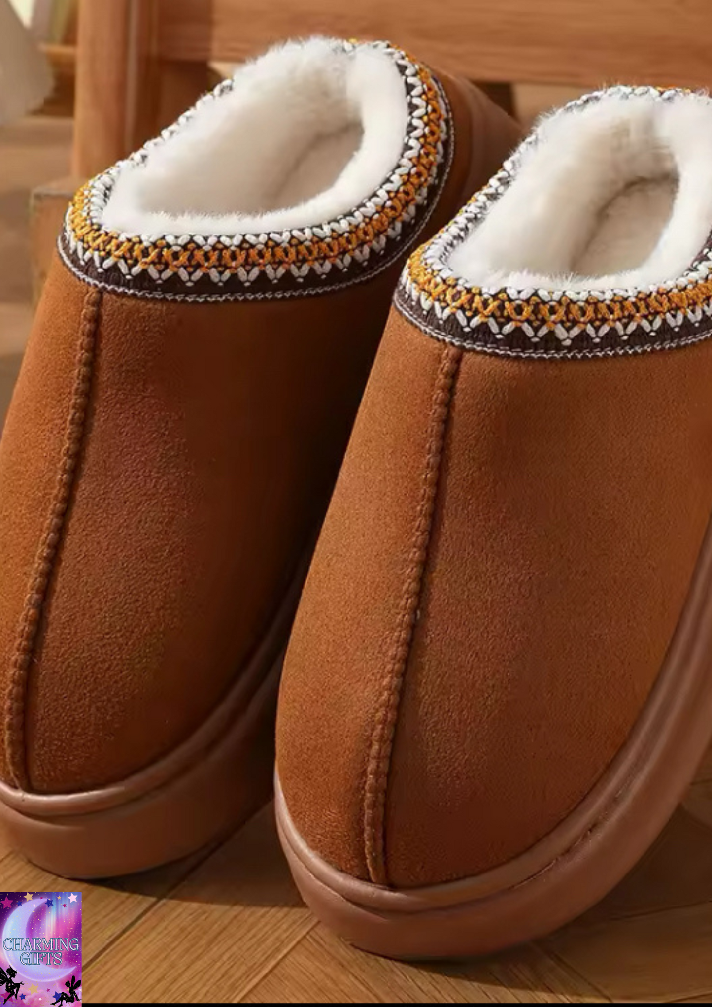 New Fashion Fluffy Platform Slippers for Women 2024 Winter Plush Warm Cotton Shoes Woman Comfort Non Slip Unisex Home Slippers