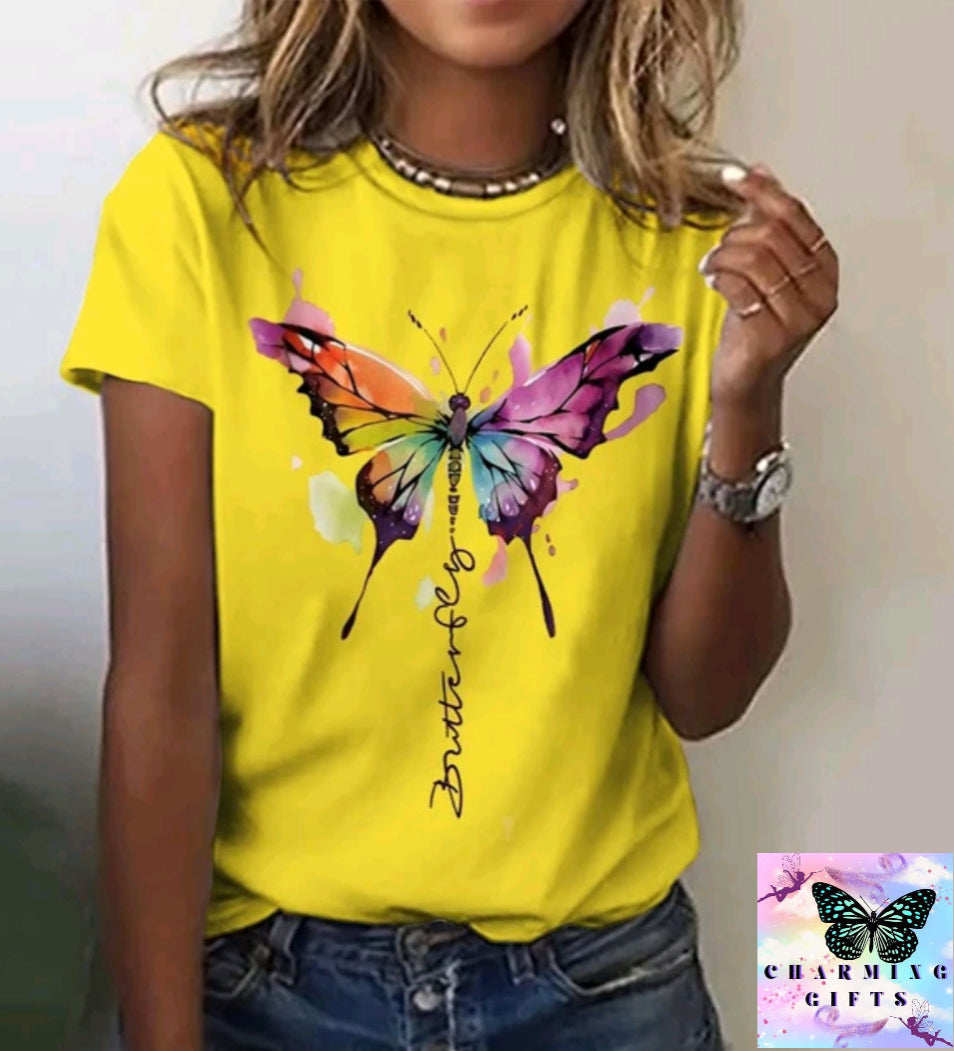 Summer New Women's T-shirts Funny Animal Print Short Sleeves Tees Fashion Street T shirt Daily Casual Female Clothing Tops