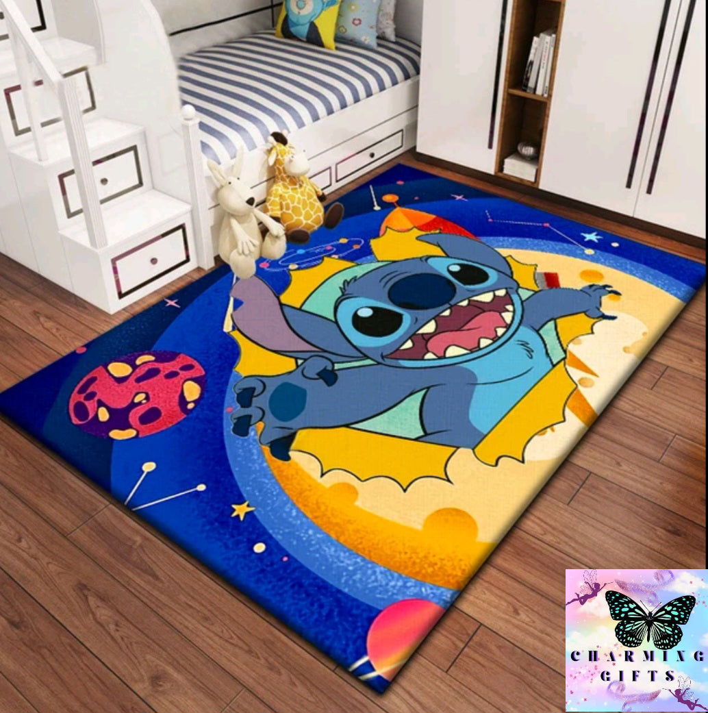 Lilo & StitchCarpet for children, rugs for children's bedroom.Living room floor mat Kitchen mat Mat,bedroom decor,outdoor rug