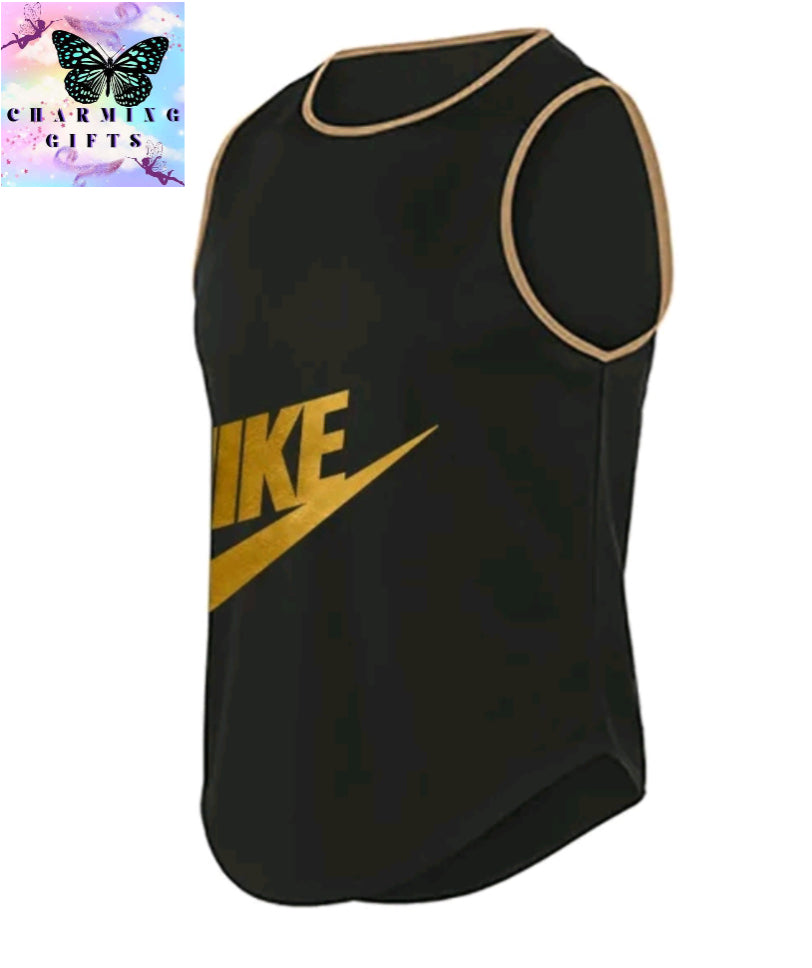 Summer Fashion Gym Vest For Men Sports Fitness Bodybuilding Sleeveless Tank Top Quick-drying Mesh Running Tank Top Men Clothing