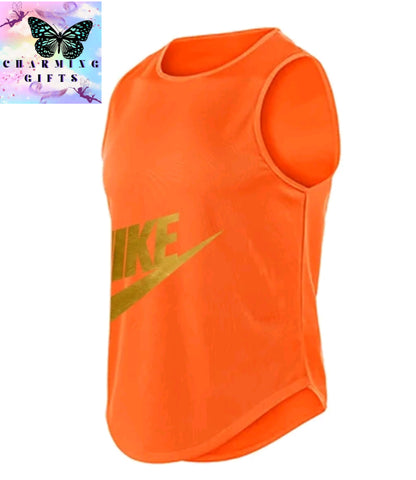 Summer Fashion Gym Vest For Men Sports Fitness Bodybuilding Sleeveless Tank Top Quick-drying Mesh Running Tank Top Men Clothing