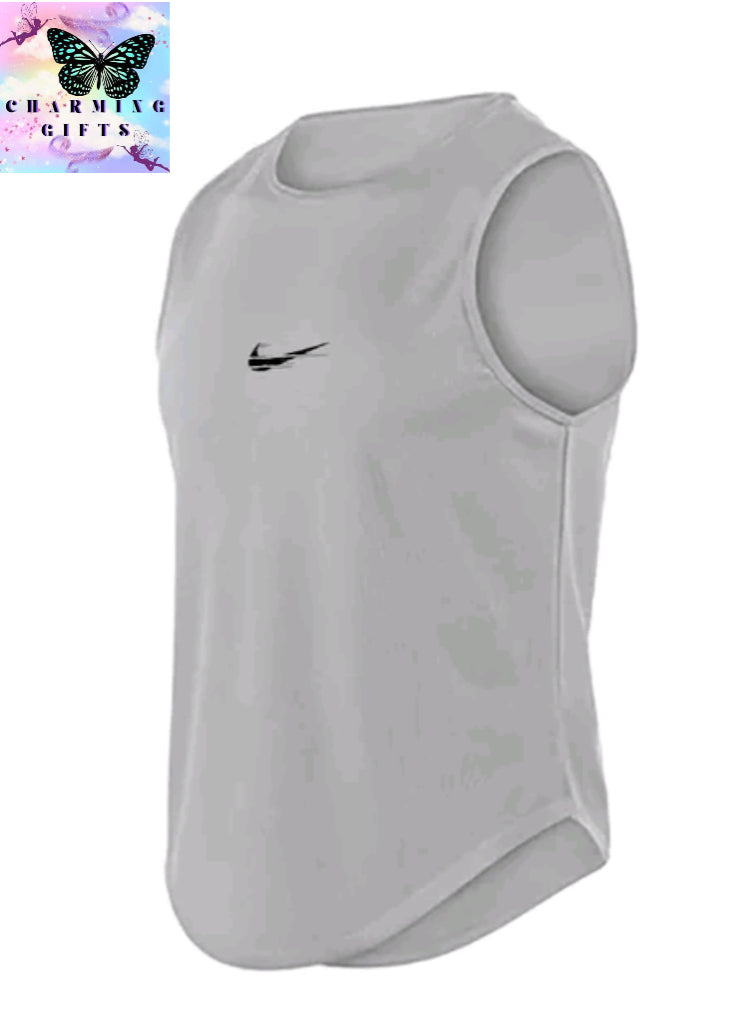 Summer Fashion Gym Vest For Men Sports Fitness Bodybuilding Sleeveless Tank Top Quick-drying Mesh Running Tank Top Men Clothing