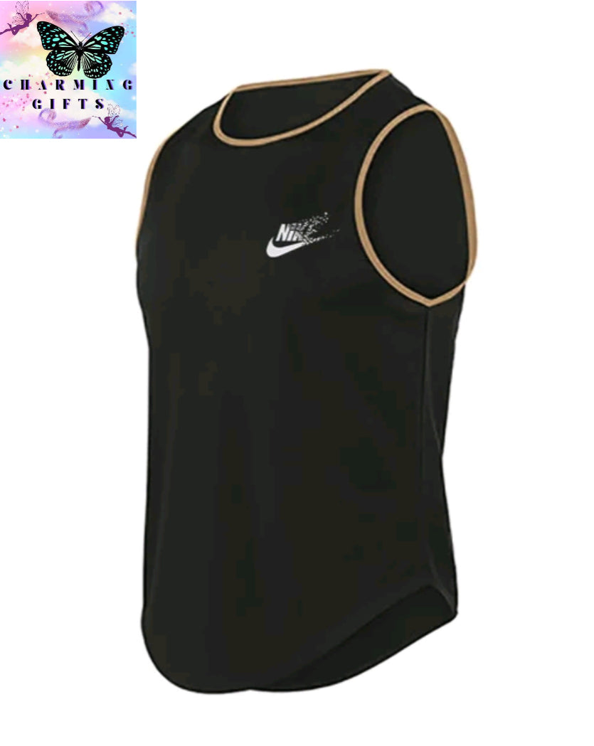 Summer Fashion Gym Vest For Men Sports Fitness Bodybuilding Sleeveless Tank Top Quick-drying Mesh Running Tank Top Men Clothing