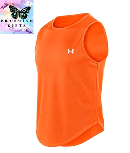 Summer Men's Mesh Bodybuilding Tank Tops Quick Dry Fitness Sports Vest Basketball Sleeveless Shirt Fitness Brand Printed Vest