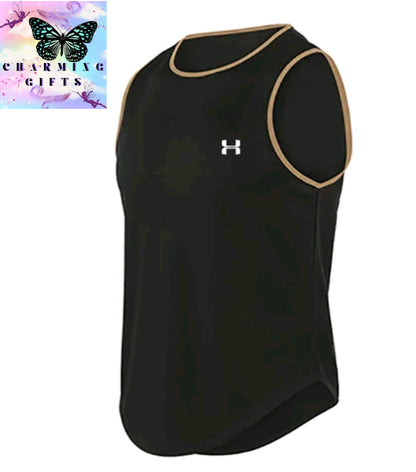 Summer Men's Mesh Bodybuilding Tank Tops Quick Dry Fitness Sports Vest Basketball Sleeveless Shirt Fitness Brand Printed Vest