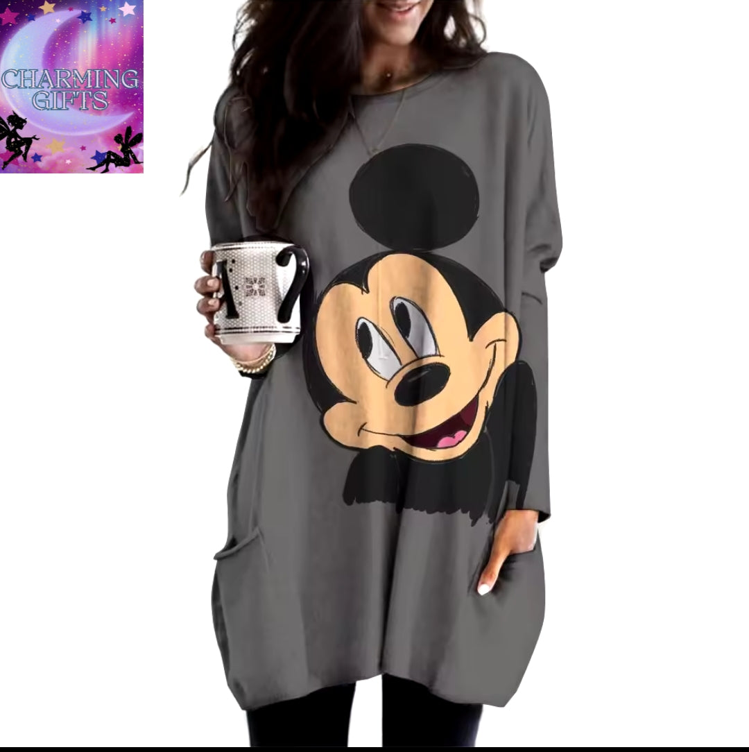 Micky mouse long pocket jumper