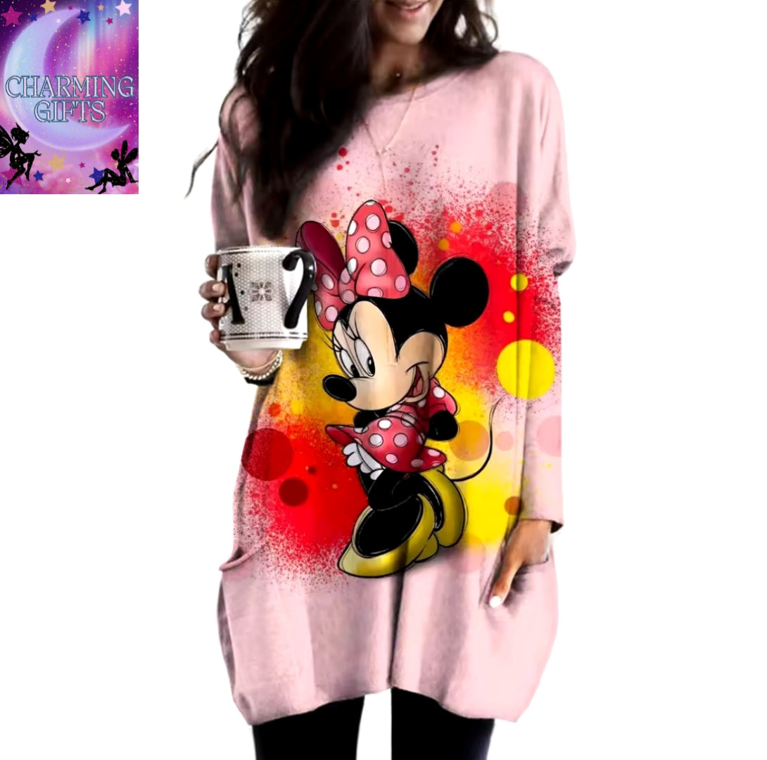 Minnie mouse long pocket jumper