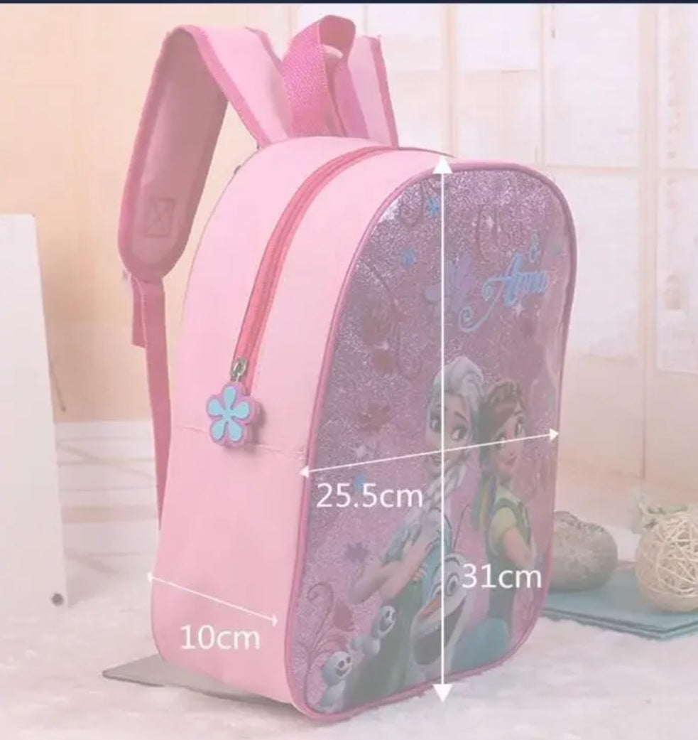 3pcs princess Disney children backpack lunch Elsa bag pencil cartoon case Frozen handbag girl boy gift bag for school student