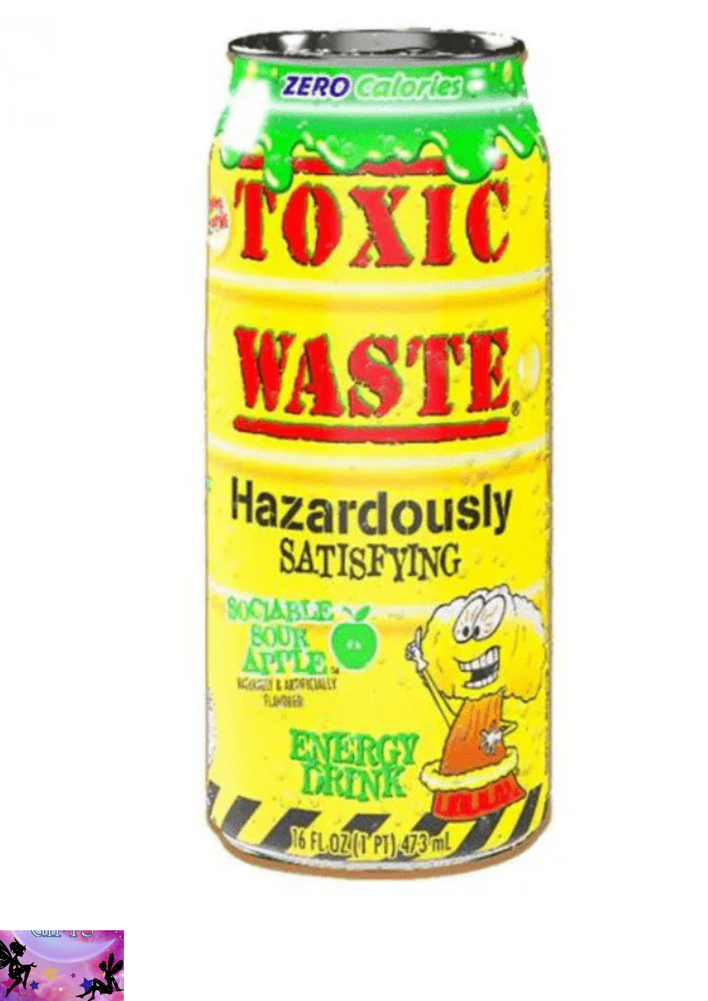 Toxic Waste Energy Drink Can Sour Apple (473ml)