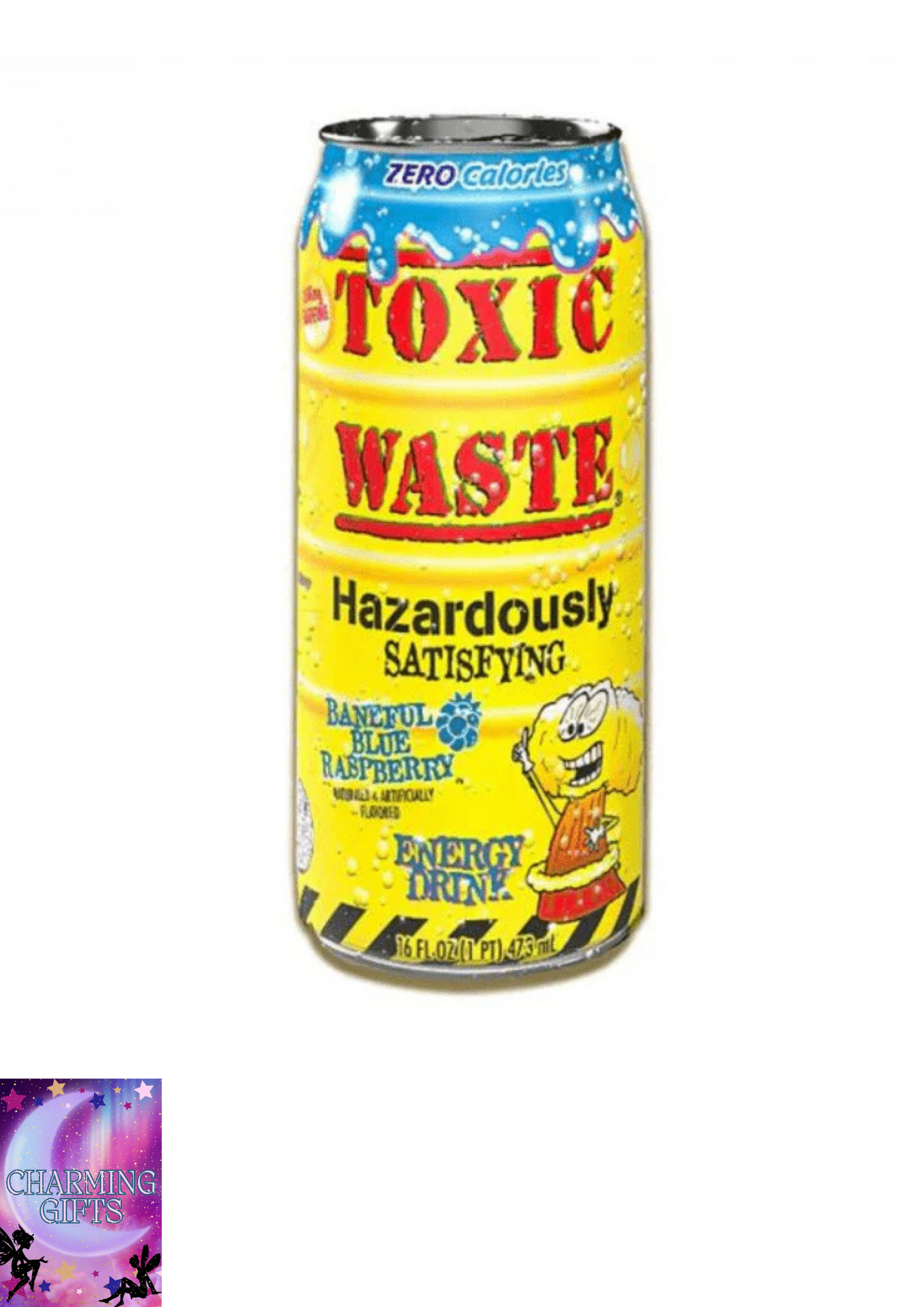 Toxic Waste Energy Drink Can Blue Raspberry (473ml)
