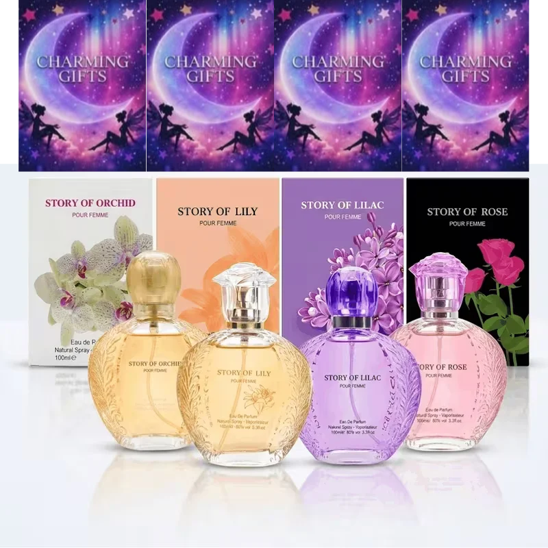 Exclusive Branded Feminine Fragrance Gift Set For Ladies 4pcs