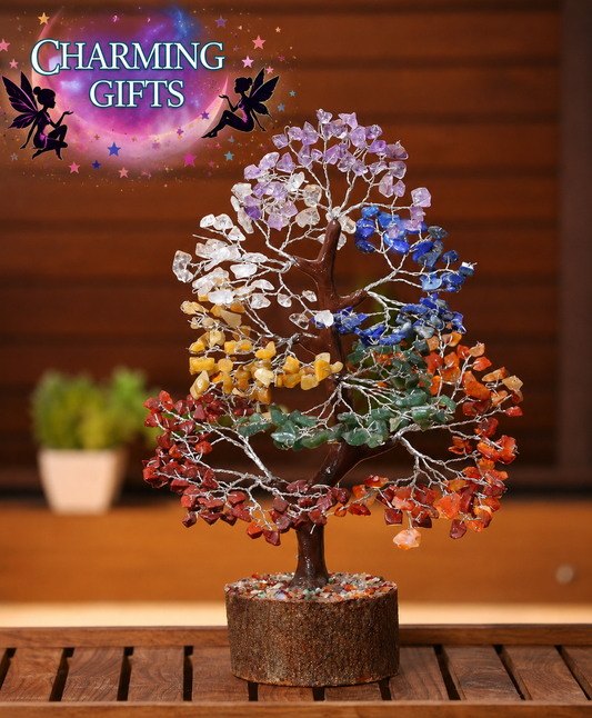 7 Chakra Crystal Tree of Life Healing Gemstone