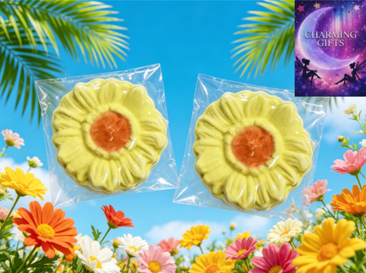 Pack of 2 sunflower bath bombs