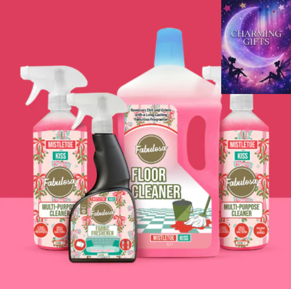 Fabulosa Mistletoe Kiss 4 Piece Cleaning Bundle