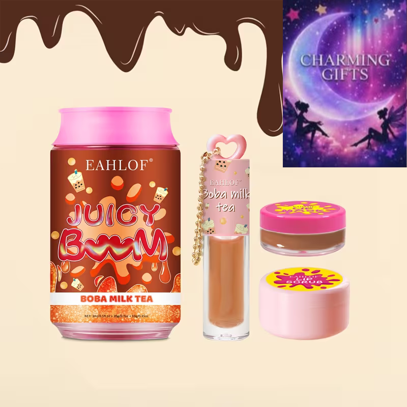 3pcs Lip Oil, Lip Mask & Scrub Gift Set